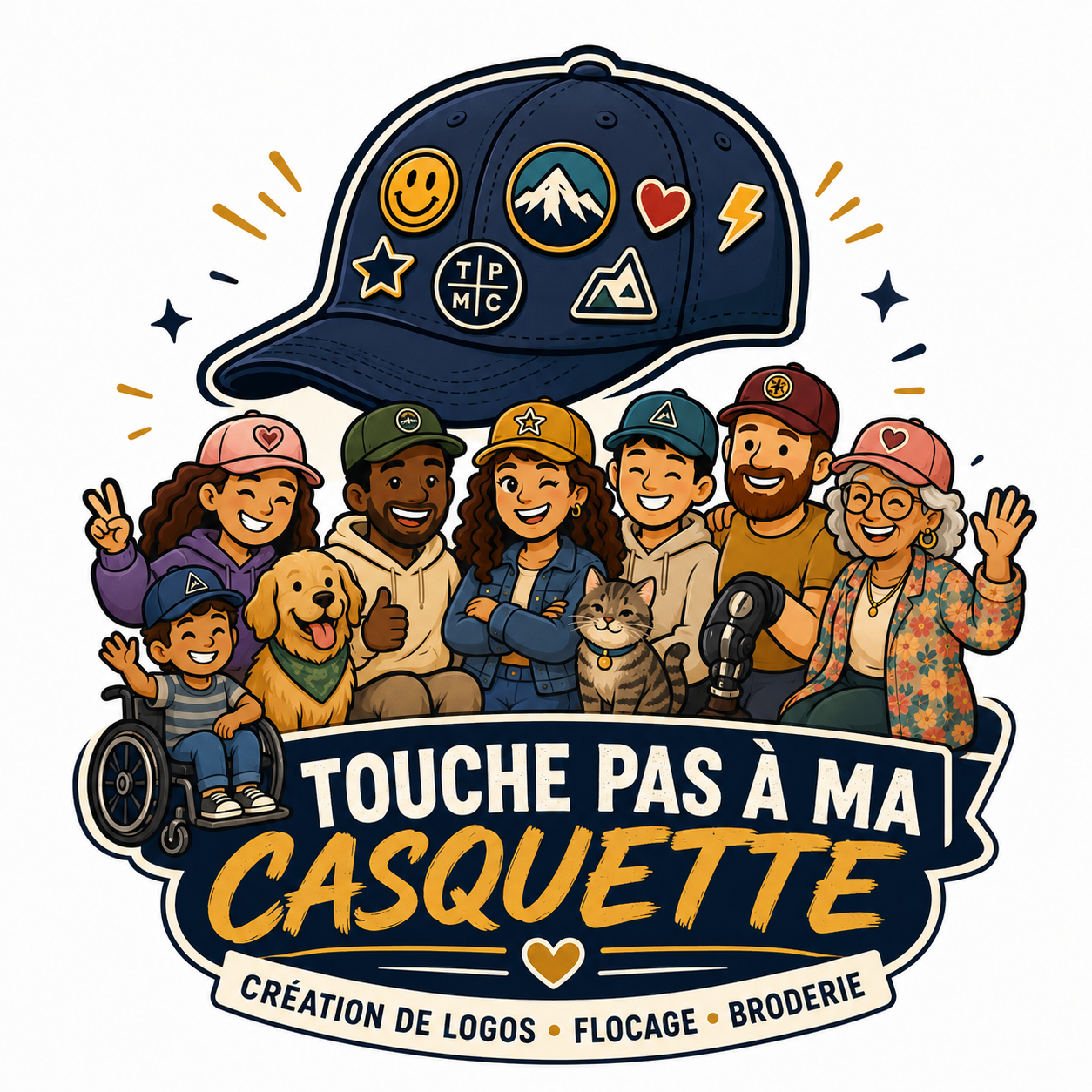 TOUCHE PAS A MA CASQUETTE !