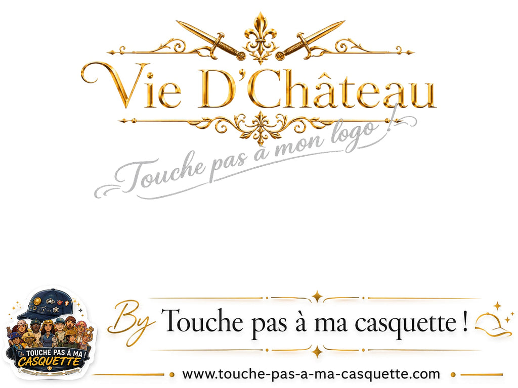 Logo Vie de Château pour casquette Gris délavé