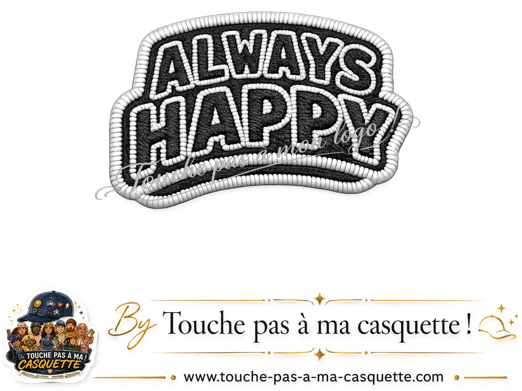 Logo motif Message Always Happy