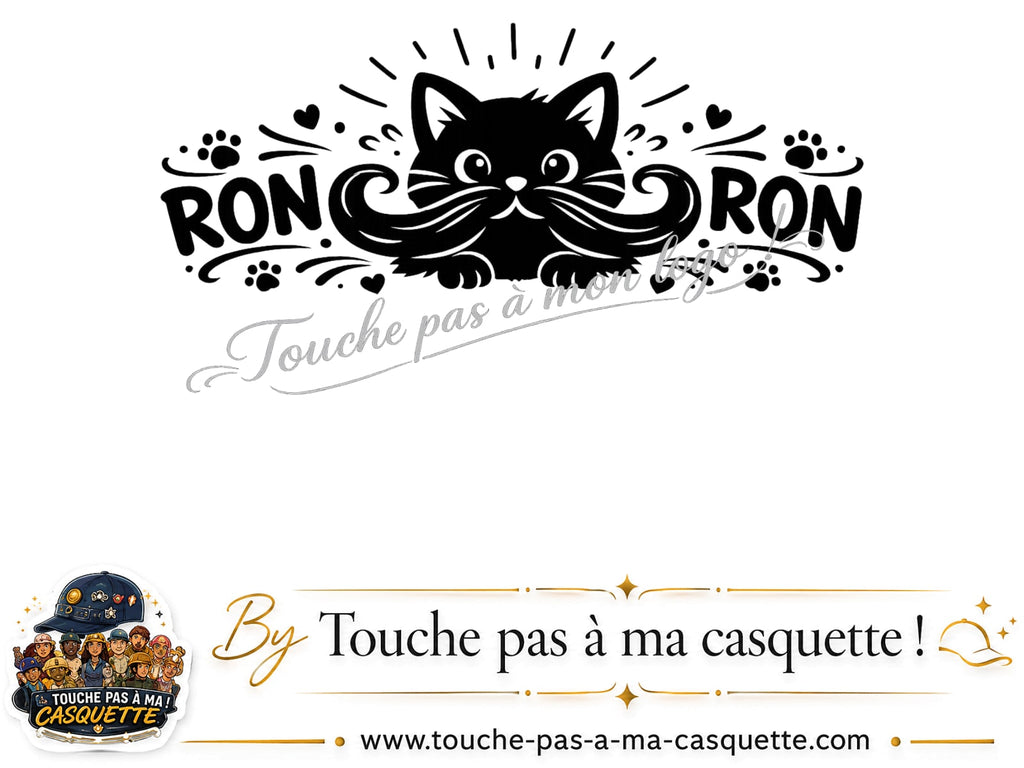 Logo motif Chat Ron Ron