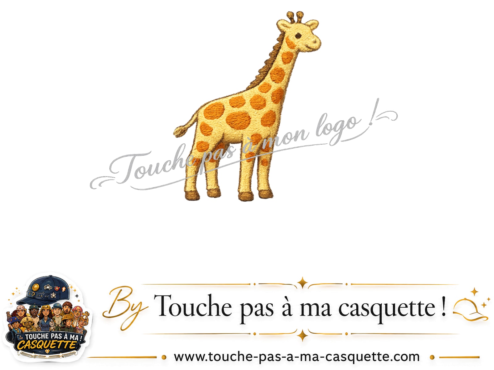 Logo motif Girafe