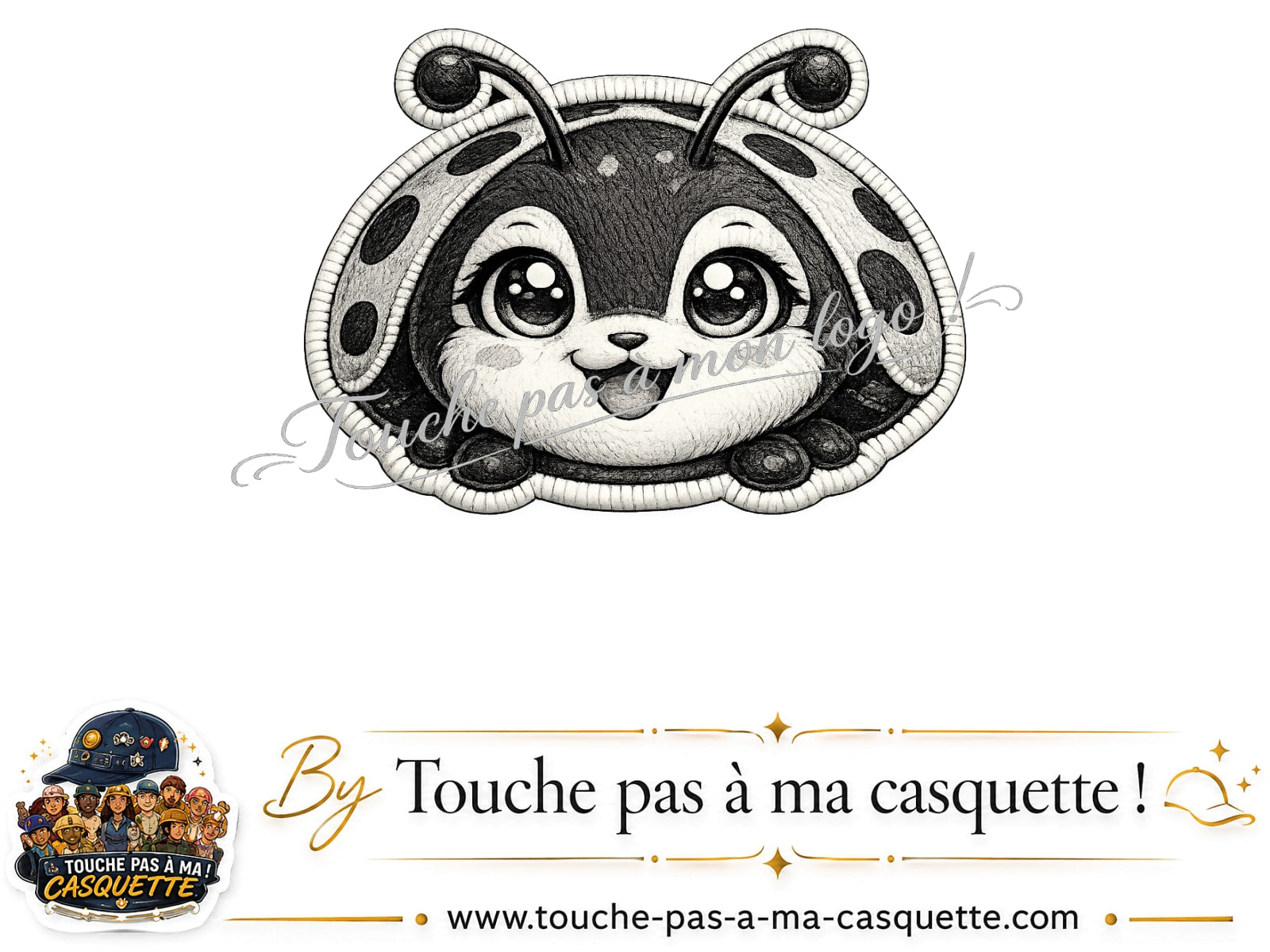 Logo motif Coccinelle douce