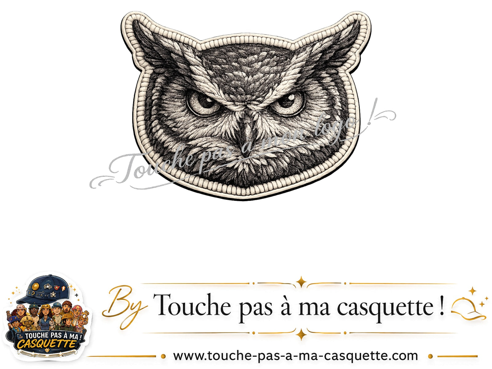 Logo motif Hibou sage