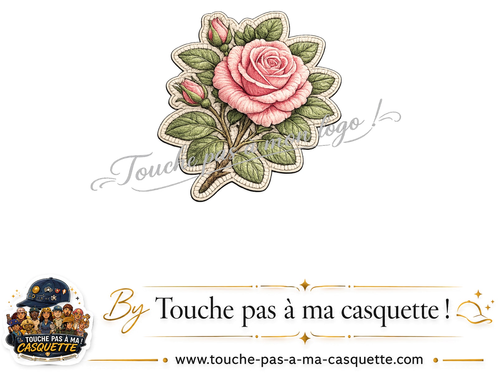 Logo motif Bouquet de rose