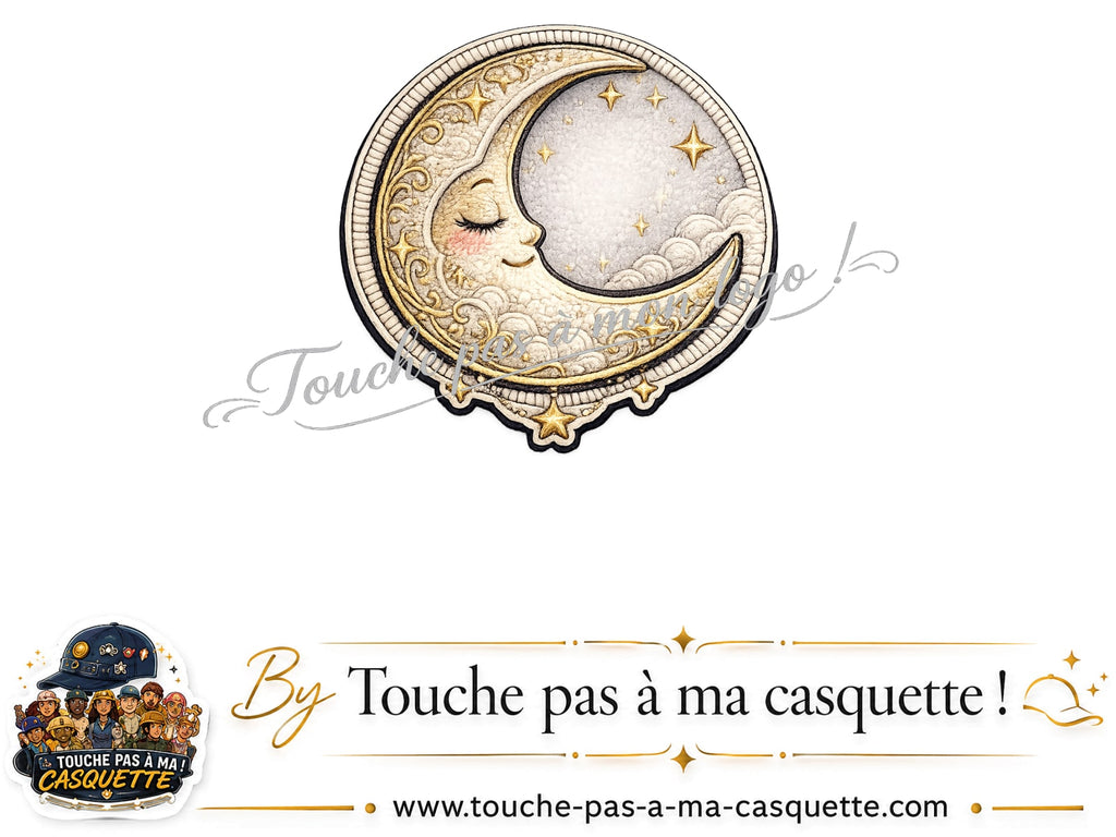 Logo motif Lune endormie