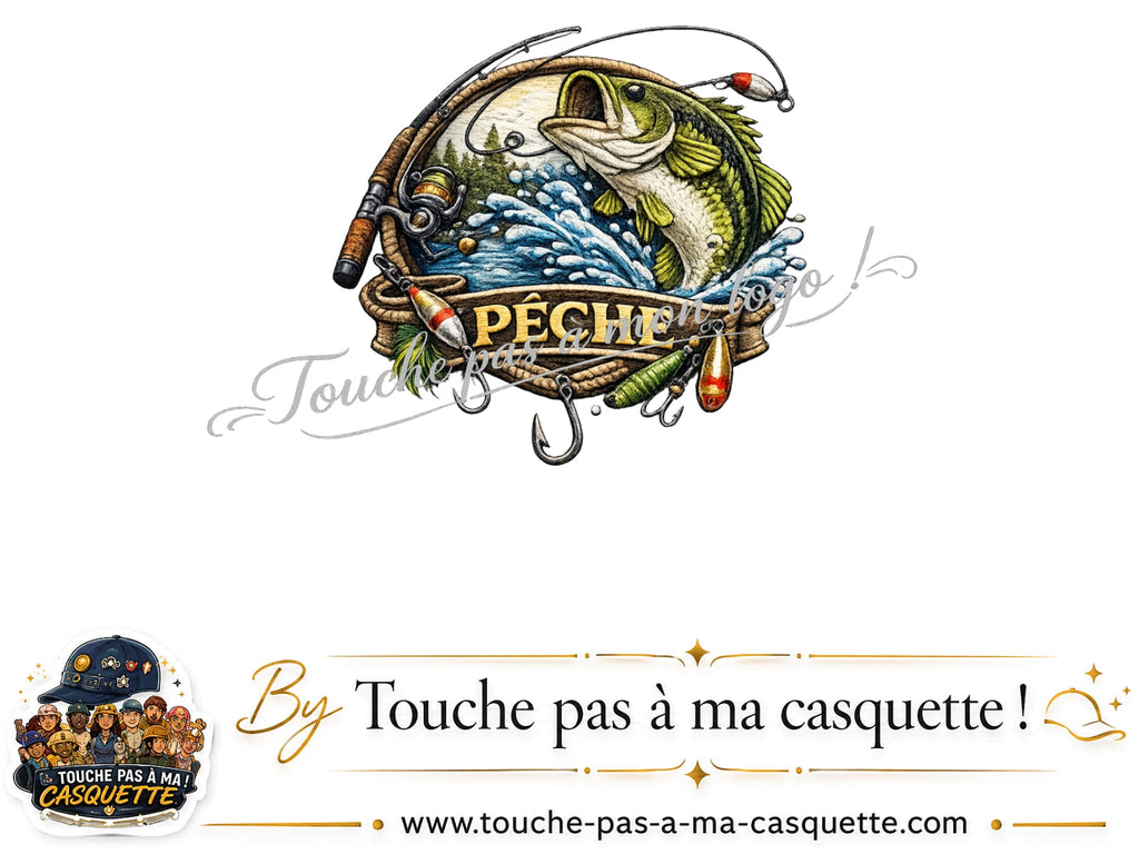 Logo motif Pêche passion