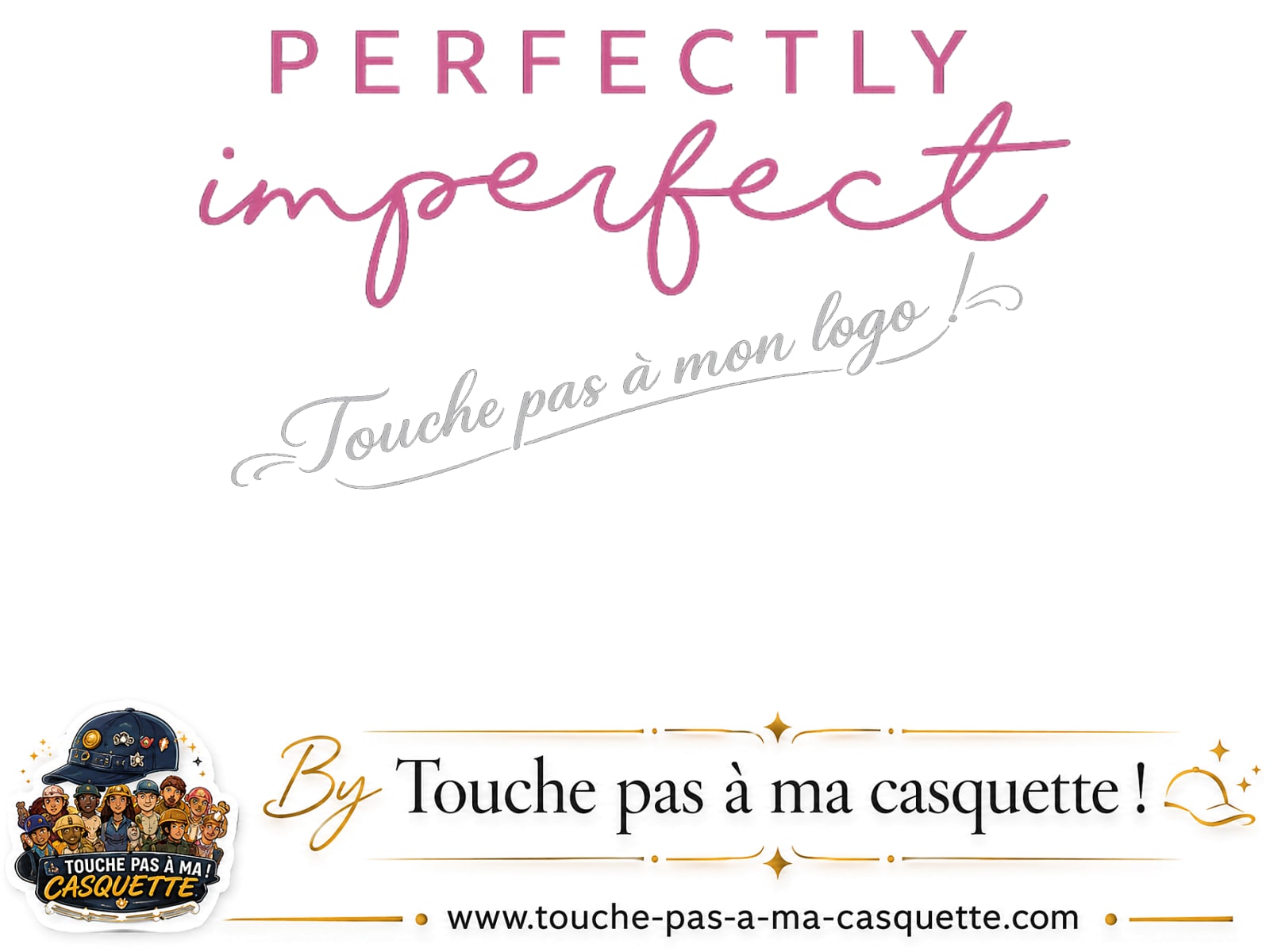 Logo motif Message Perfectly Imperfect
