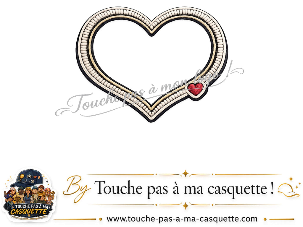 Logo motif Cœur contour délicat