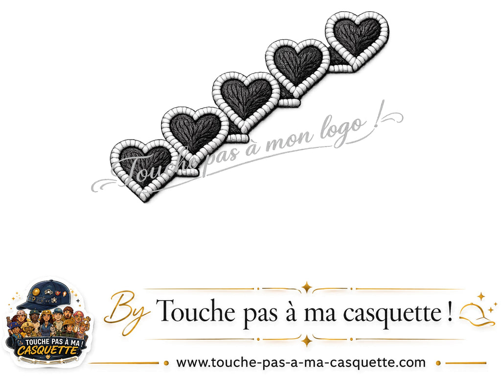 Logo motif Guirlande de cœurs