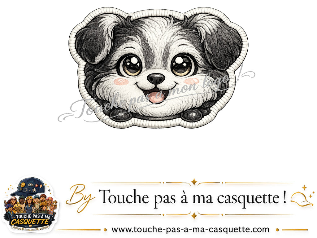 Logo motif Chiot peluche