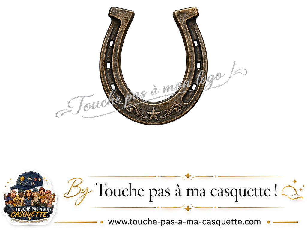 Visuel source Fer à cheval vintage pour casquette personnalisée