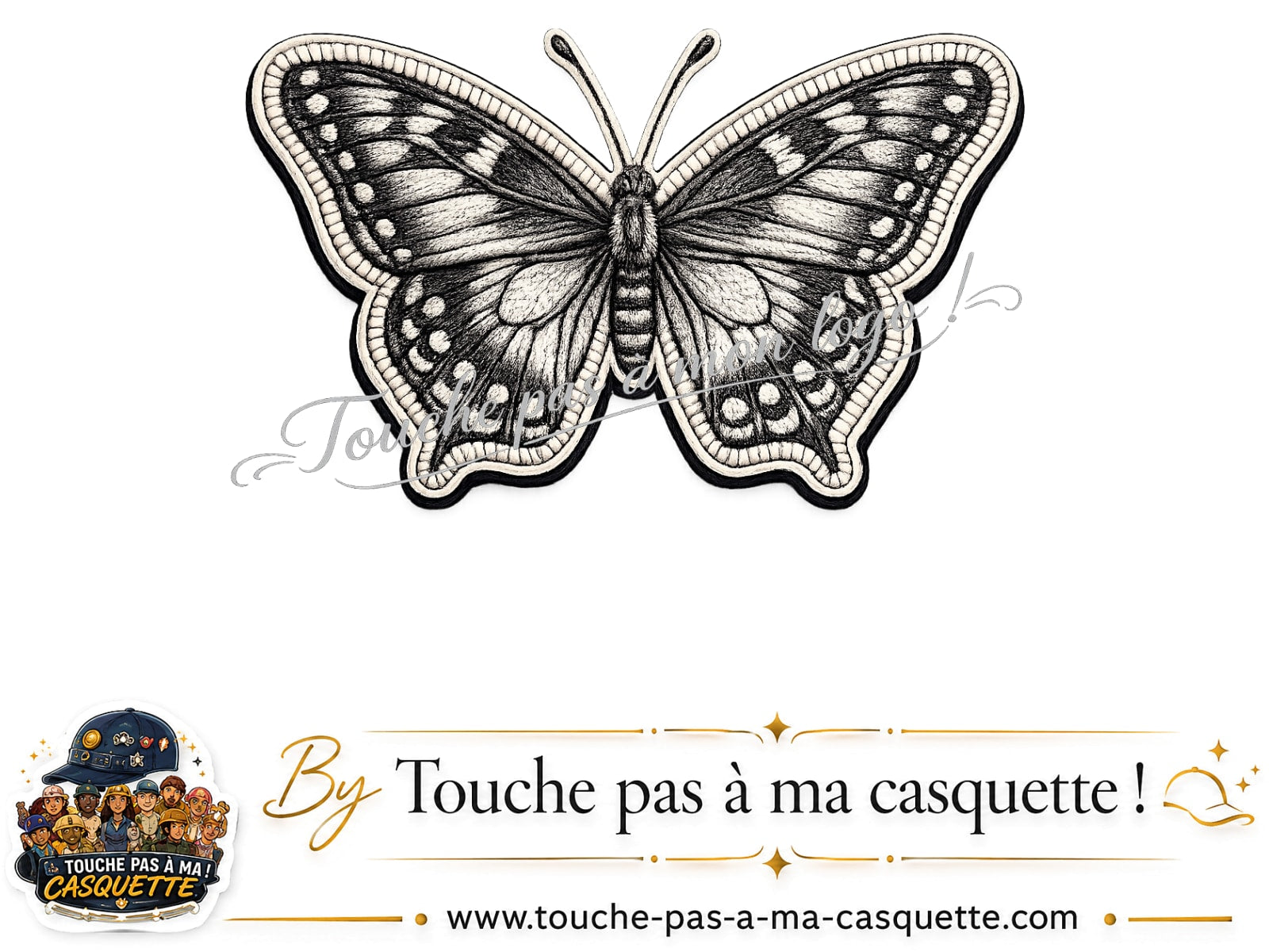 Logo motif Papillon graphique