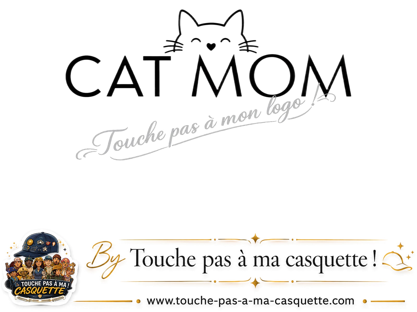 Visuel source Cat Mom pour casquette personnalisée