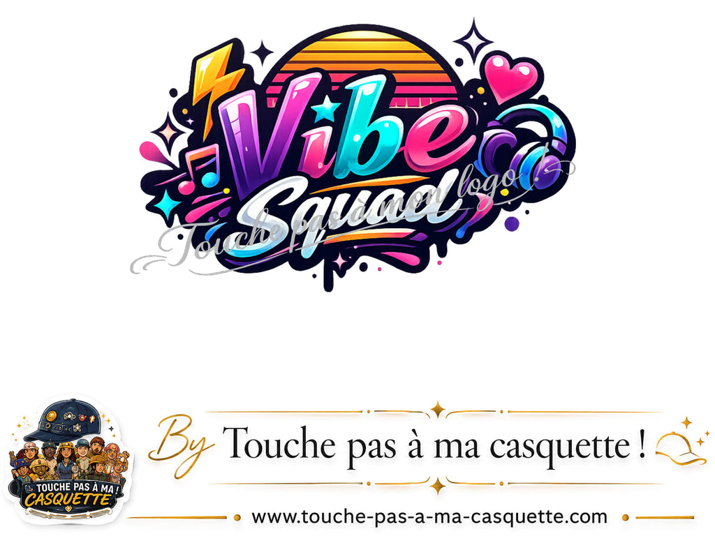 Visuel source Vibe Squad pour casquette personnalisée