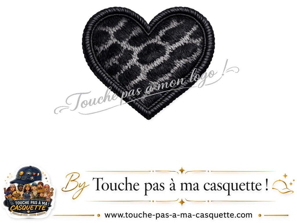 Logo motif Cœur félin