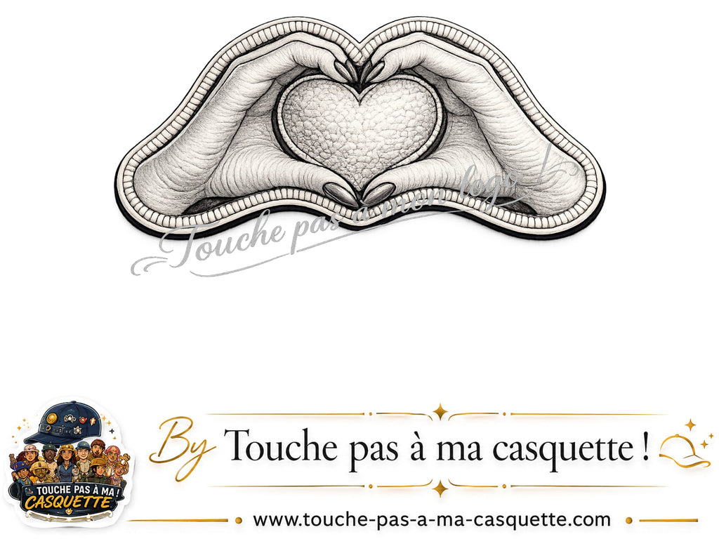 Logo motif Mains formant un cœur