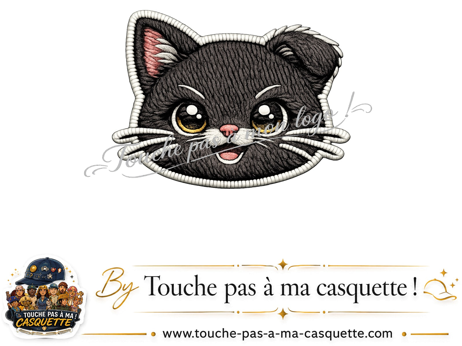 Logo motif Chaton mignon