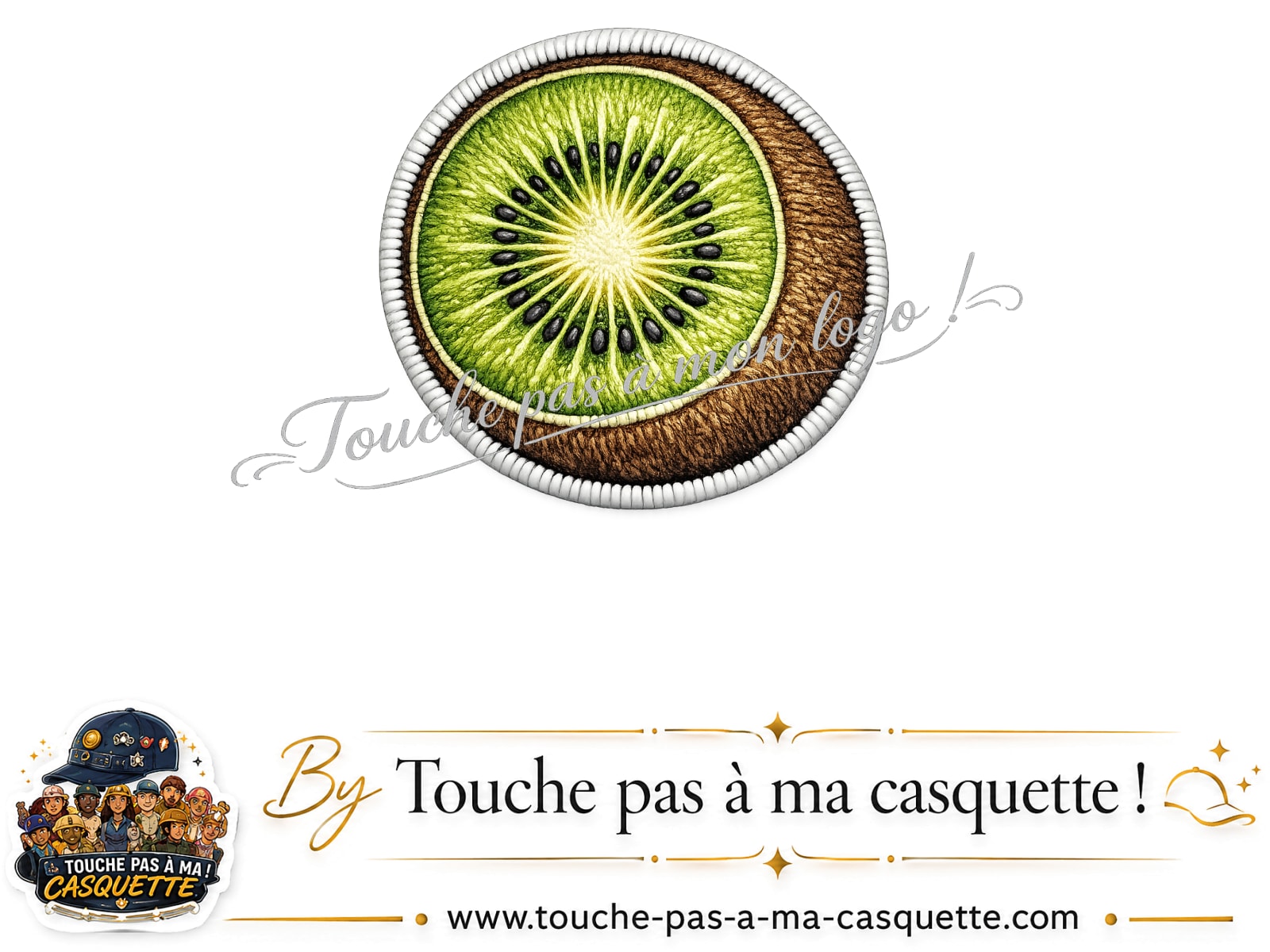 Logo motif Kiwi frais