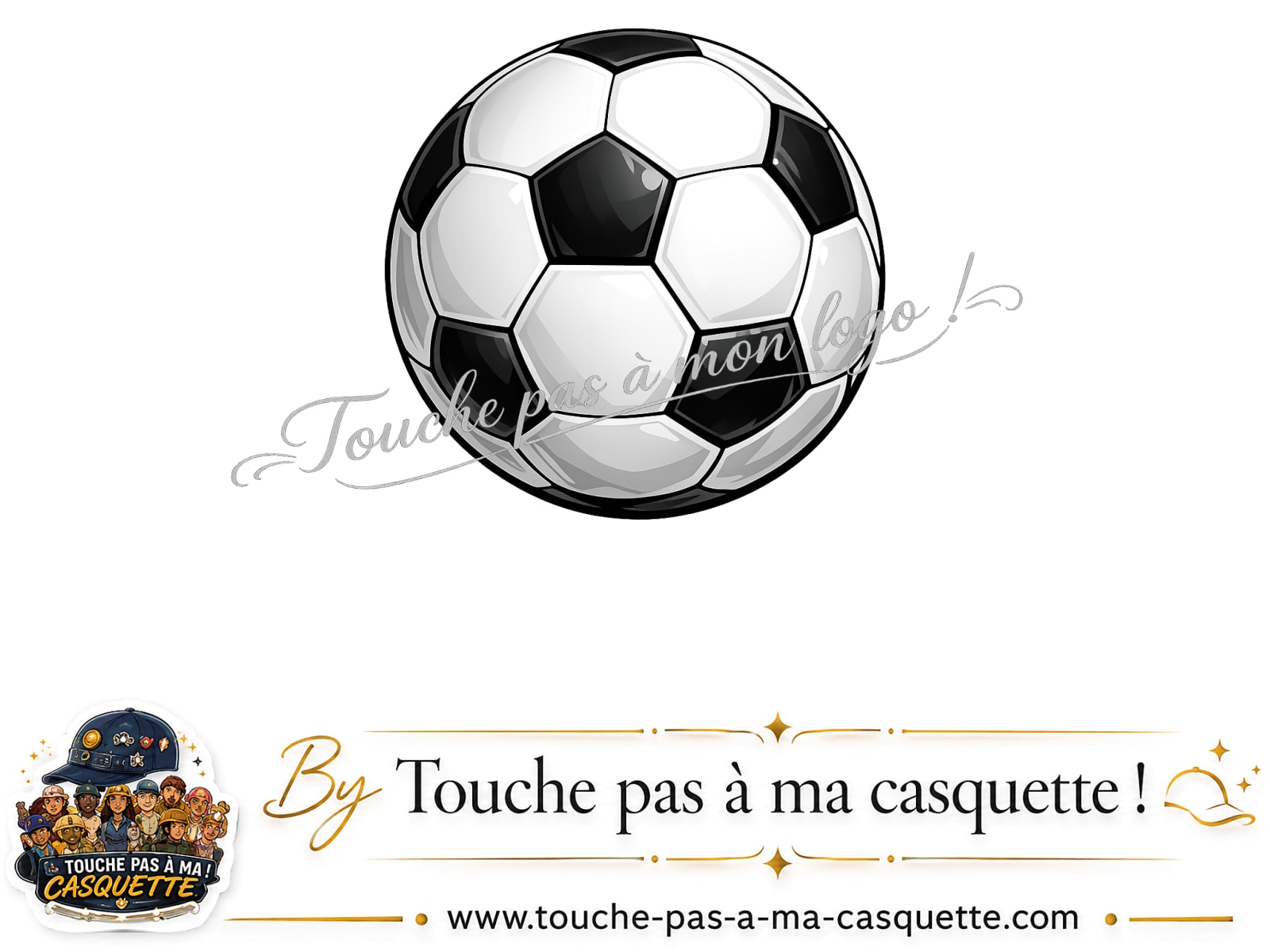Visuel source Ballon de football pour casquette personnalisée