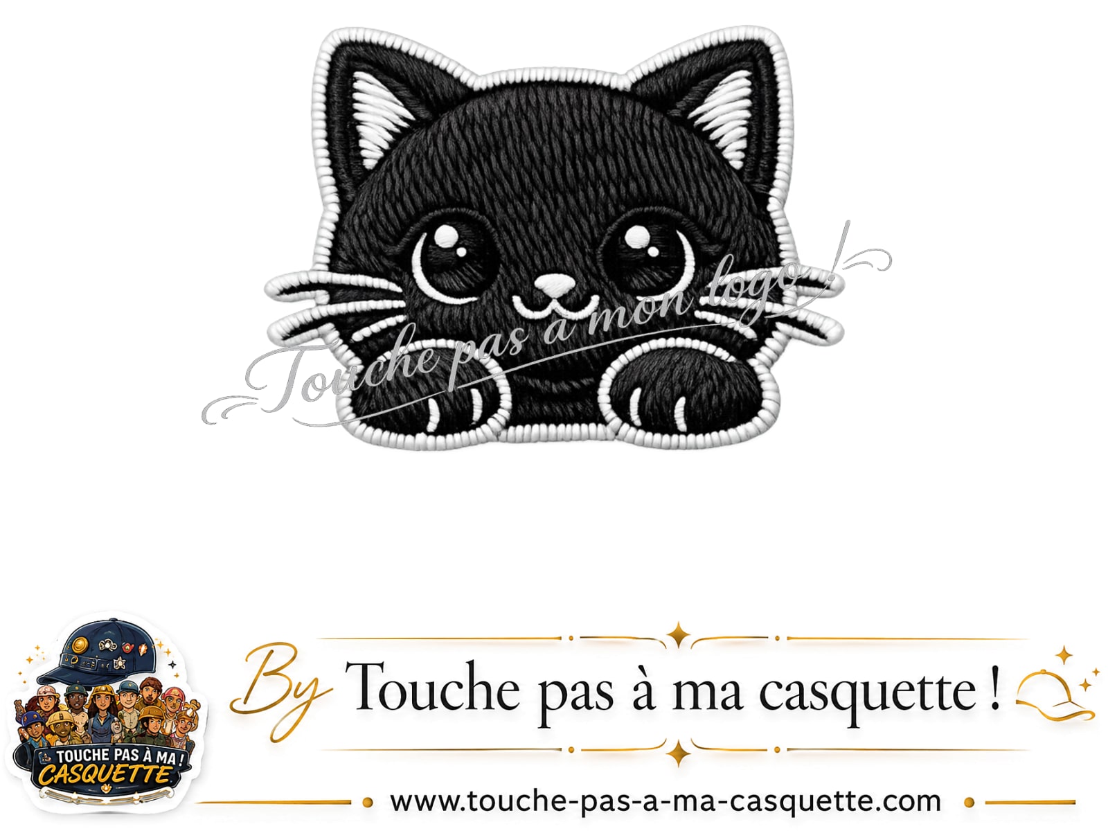 Logo motif Chaton étoilé