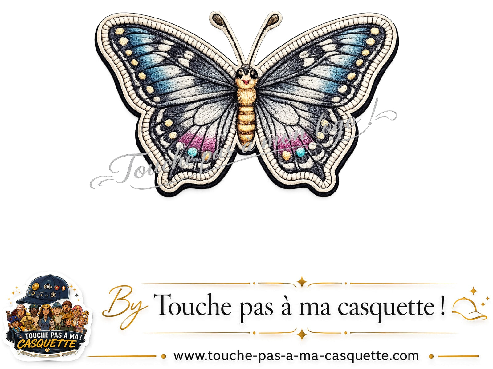 Logo motif Papillon enchanté