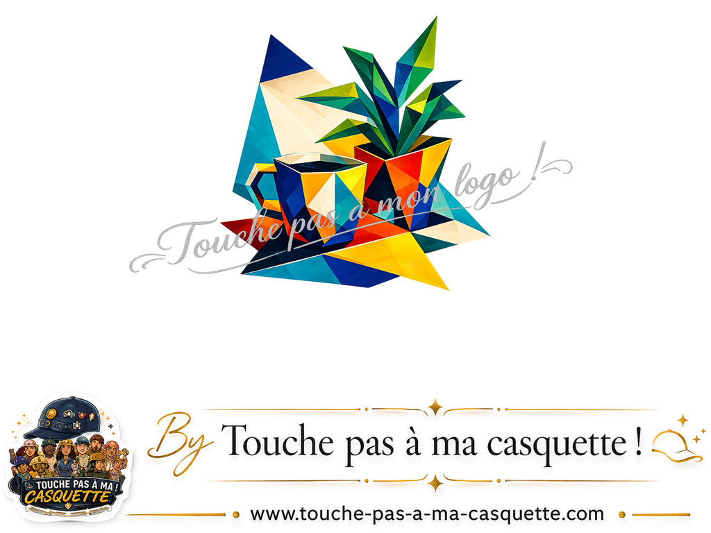 Motif Plante graphique utilisé sur la casquette
