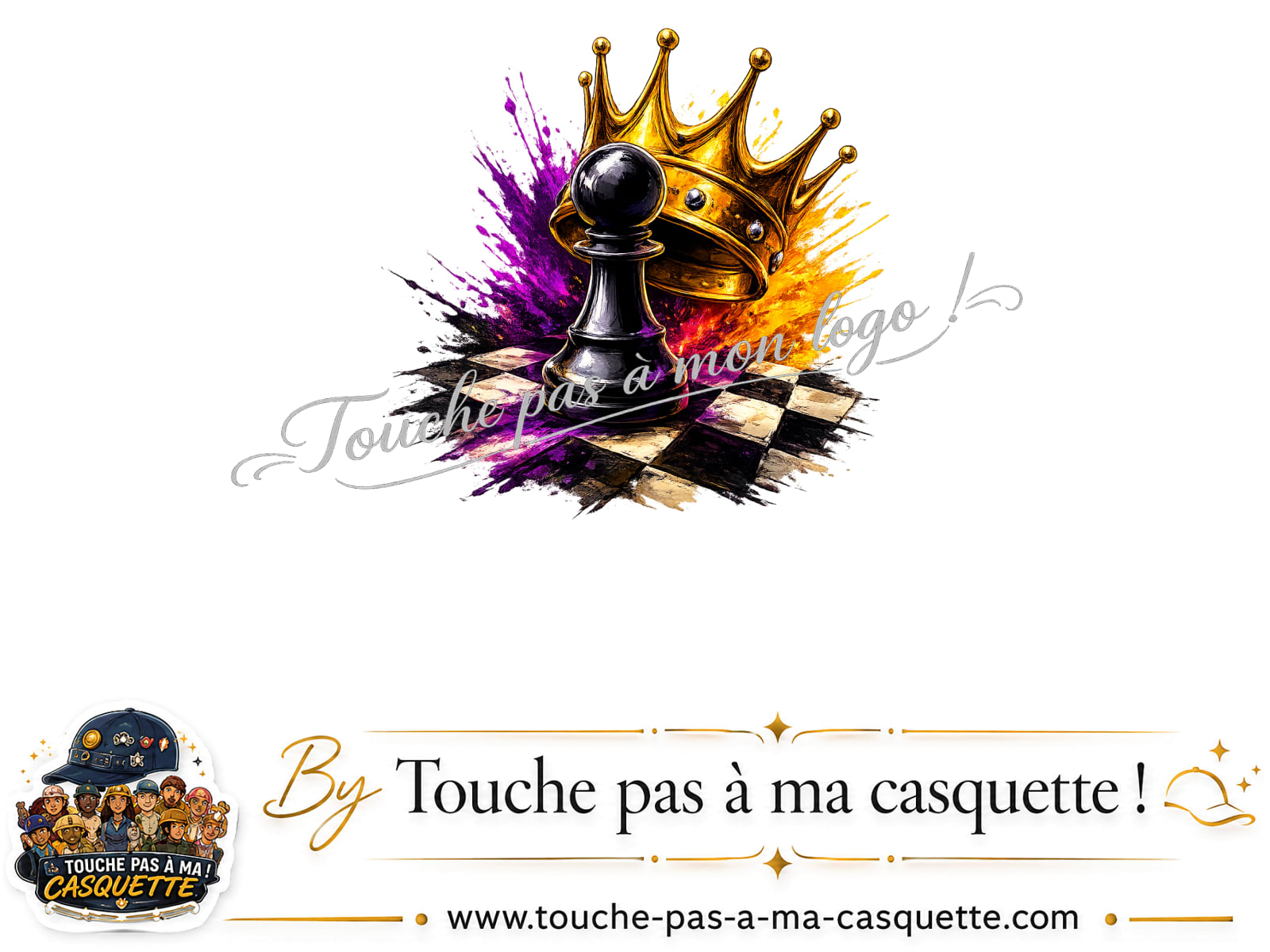 Visuel du motif Échecs couronnés