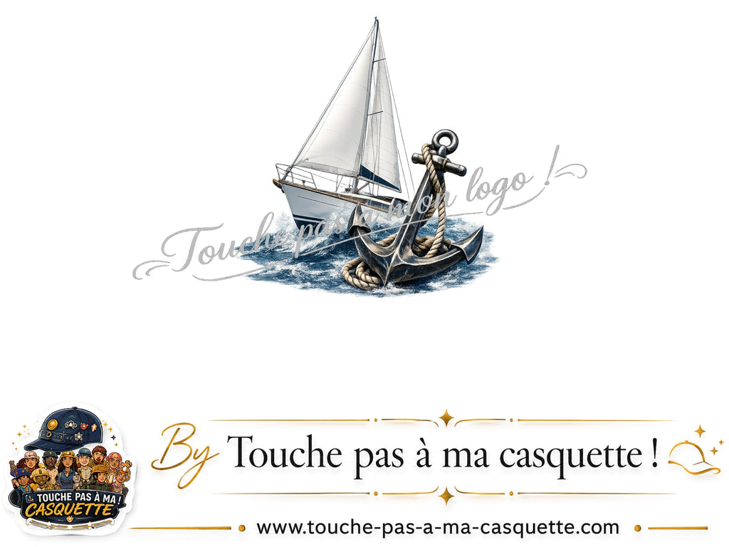 Visuel du motif Voilier et ancre
