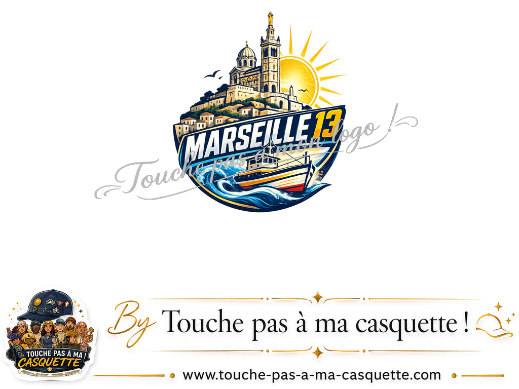 Motif Marseille 13 utilisé sur la casquette