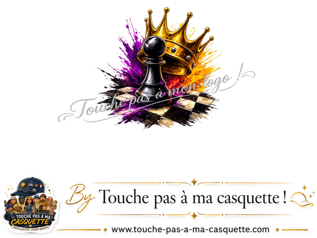 Visuel du motif Échecs couronnés