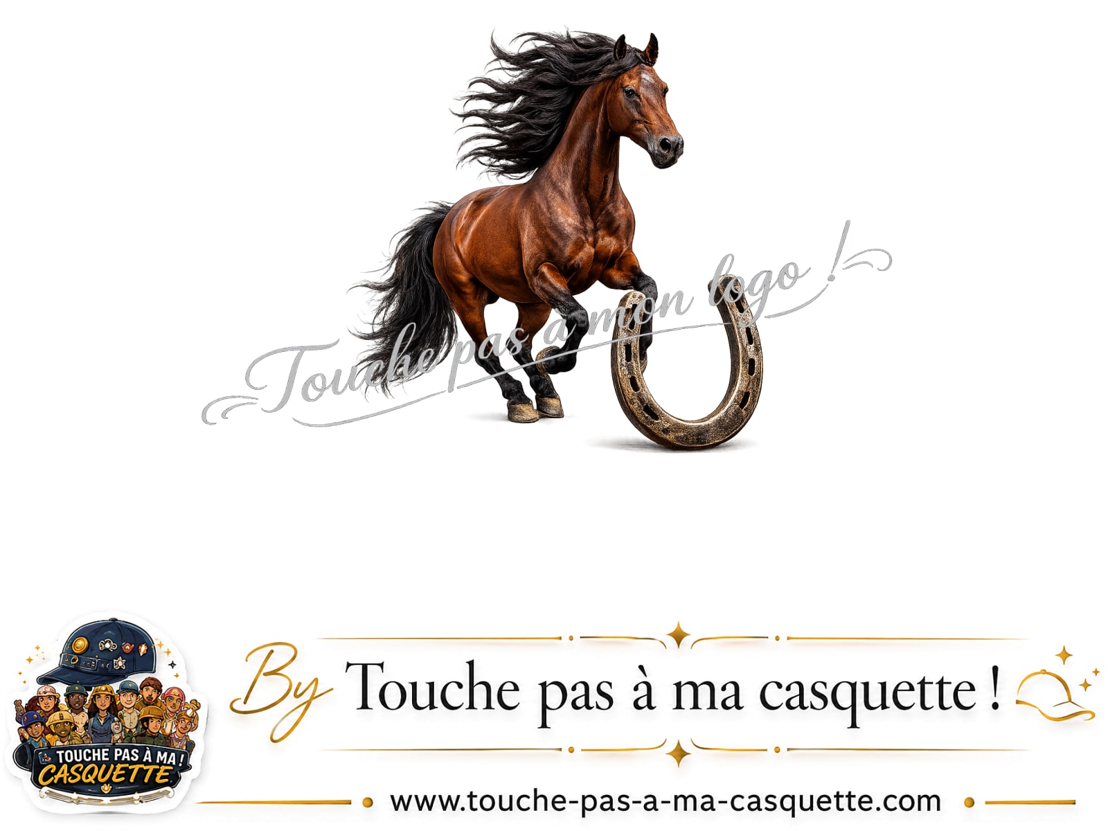 Visuel du motif Cheval et fer porte-bonheur
