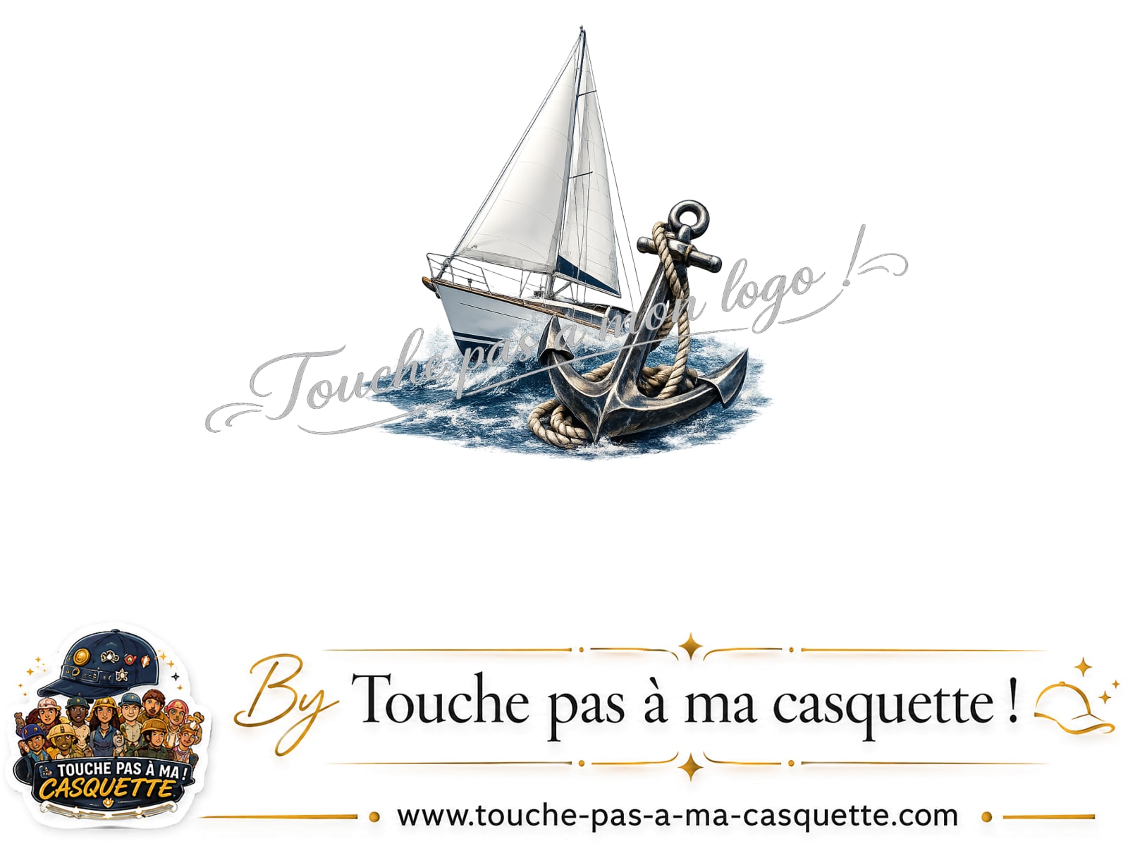 Visuel du motif Voilier et ancre