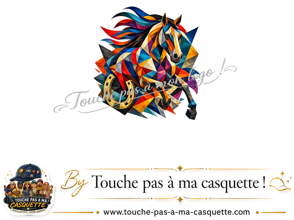 Visuel du motif Cheval mosaïque