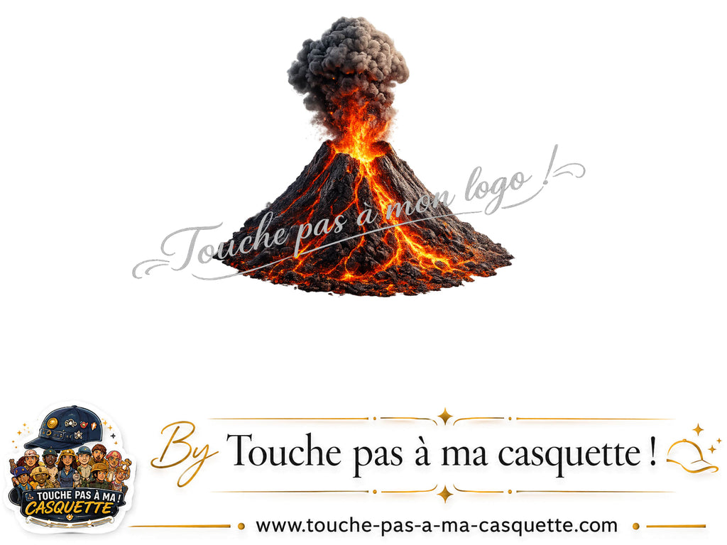 Visuel du motif Volcan en éruption