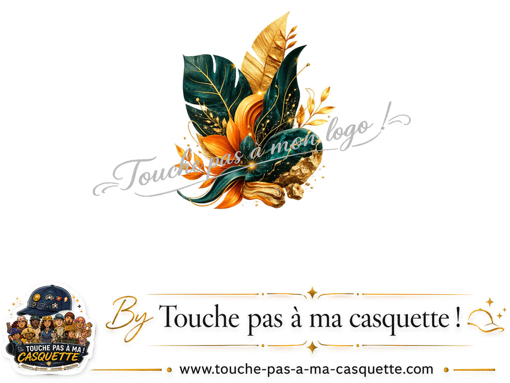 Visuel du motif Feuillage tropical doré