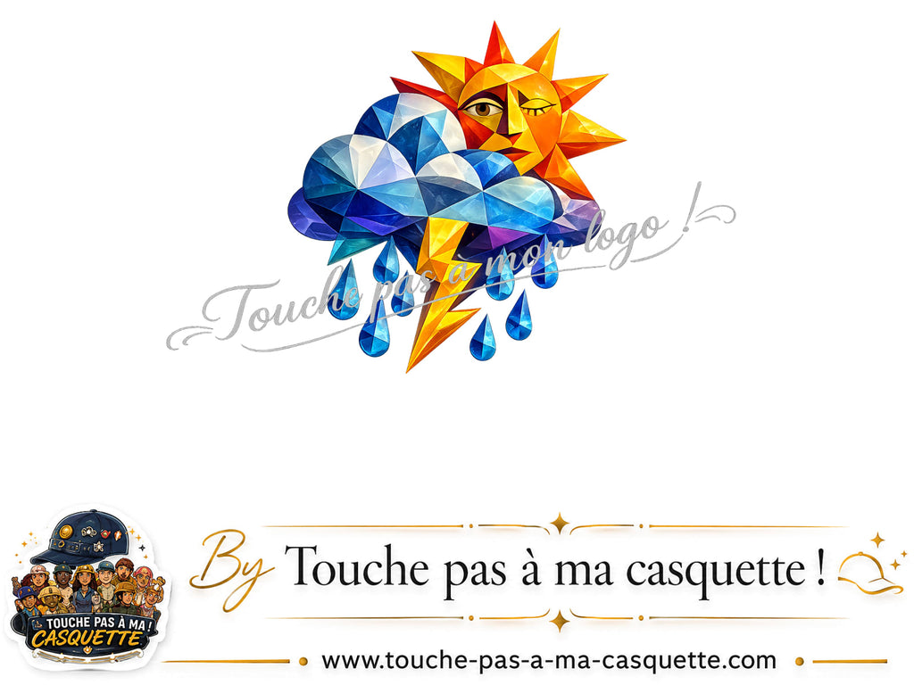 Visuel du motif Météo soleil orage