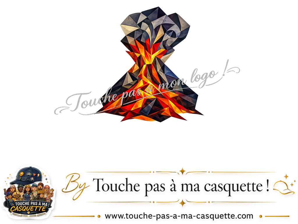 Visuel du motif Volcan géométrique