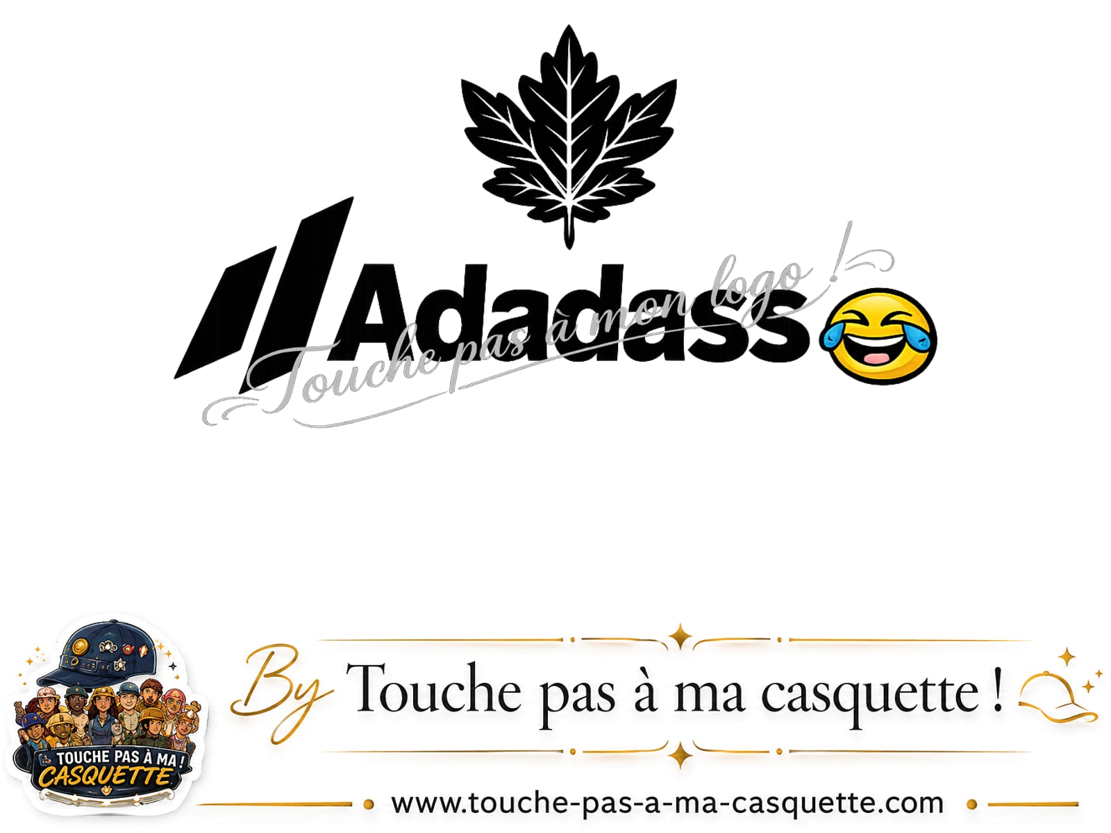 Logo logo38 / motif Adadass feuille d’érable utilisé sur la casquette 3 cm
