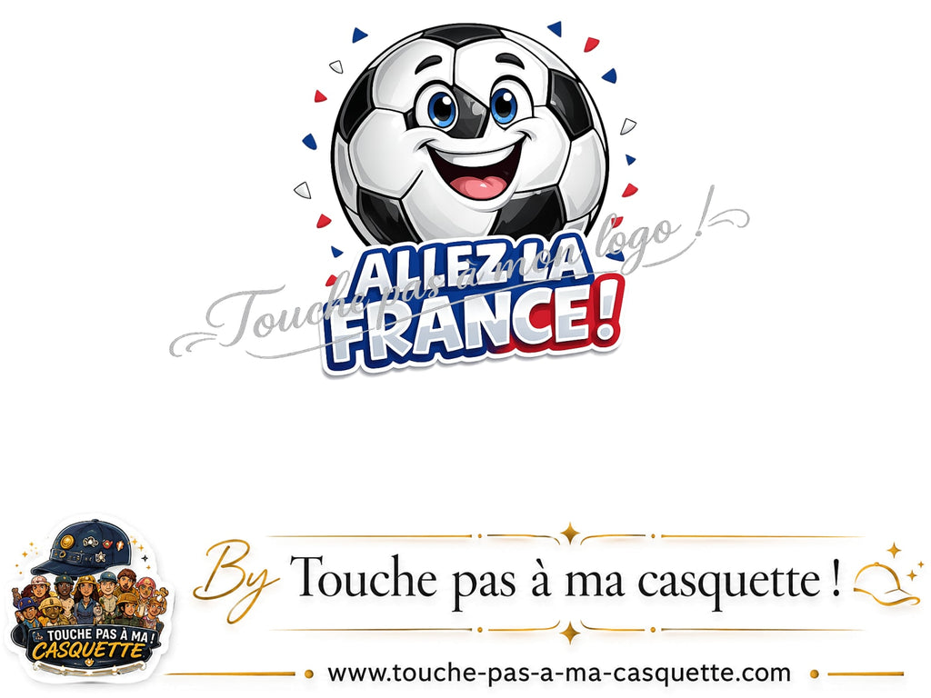 Visuel logo185 - Ballon Allez la France pour casquette personnalisée