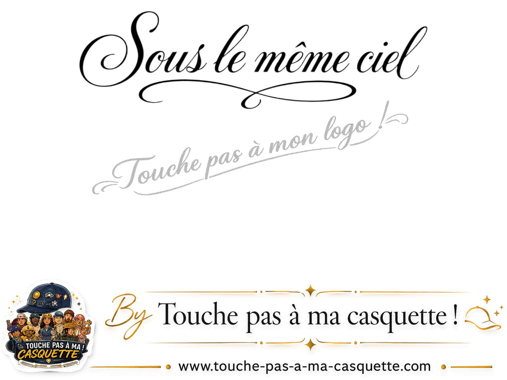 Visuel logo133 - Sous le même ciel pour casquette personnalisée